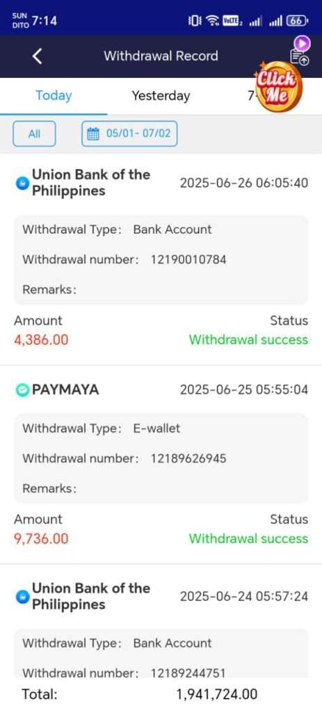 MA - Proof of payment 2