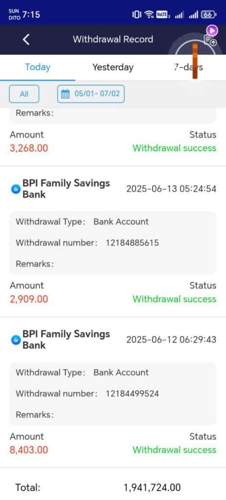 MA - Proof of payment 5